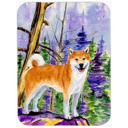 Carolines Treasures SS8629LCB Shiba Inu Glass Cutting Board - Large; 15 H X 12 L In.